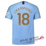 Camiseta Manchester City Primera Equipacion 18#CHAMPIONS 2018-2019