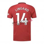 Camiseta Manchester United Primera Equipacion 14 LINGARD 2019-2020