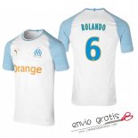 Camiseta Olympique Marseille Primera Equipacion 6#ROLANDO 2018-2019