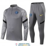 Inter Milan Sudadera De Entrenamiento Grey + Pantalon 2020/2021