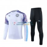 Manchester City Sudadera De Entrenamiento White + Pantalon 2019-2020