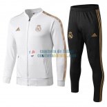 Real Madrid Chaqueta Gold White + Pantalon 2019-2020