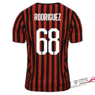 Camiseta AC Milan Primera Equipacion 68#RODRIGUEZ 2019-2020