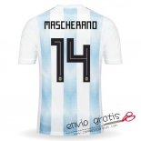 Camiseta Argentina Primera Equipacion 14#MASCHERANO 2018