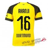 Camiseta Borussia Dortmund Primera Equipacion 16#AKANJI 2018-2019