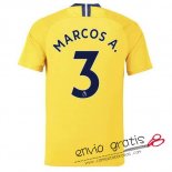 Camiseta Chelsea Segunda Equipacion 3#MARCOS A. 2018-2019