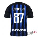 Camiseta Inter Milan Primera Equipacion 87#CANDREVA 2018-2019