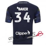 Camiseta Leeds United Segunda Equipacion 34#BAKER 2018-2019