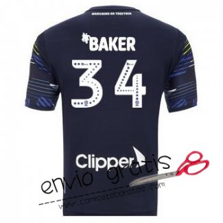 Camiseta Leeds United Segunda Equipacion 34#BAKER 2018-2019