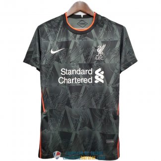 Camiseta Liverpool Training Gray Black 2020/2021