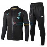 Liverpool Chaqueta Black Blue + Pantalon 2019-2020