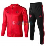 Manchester United Chaqueta Red + Pantalon 2019-2020