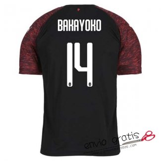 Camiseta AC Milan Tercera Equipacion 14#BAKAYOKO 2018-2019