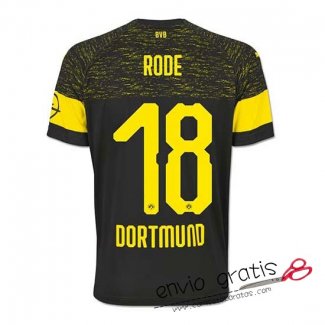 Camiseta Borussia Dortmund Segunda Equipacion 18#RODE 2018-2019