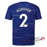 Camiseta Chelsea Primera Equipacion 2#RUDIGER 2018-2019