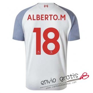 Camiseta Liverpool Tercera Equipacion 18#ALBERTO.M 2018-2019