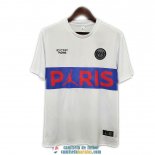 Camiseta PSG x Jordan Training White Blue 2020/2021