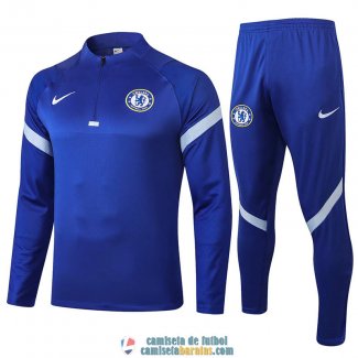 Chelsea Sudadera De Entrenamiento Blue + Pantalon 2020/2021