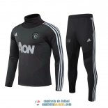 Manchester United Sudadera De Entrenamiento High Collar + Pantalon 2019/2020