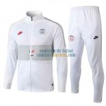 PSG Chaqueta White Grey + Pantalon 2019-2020